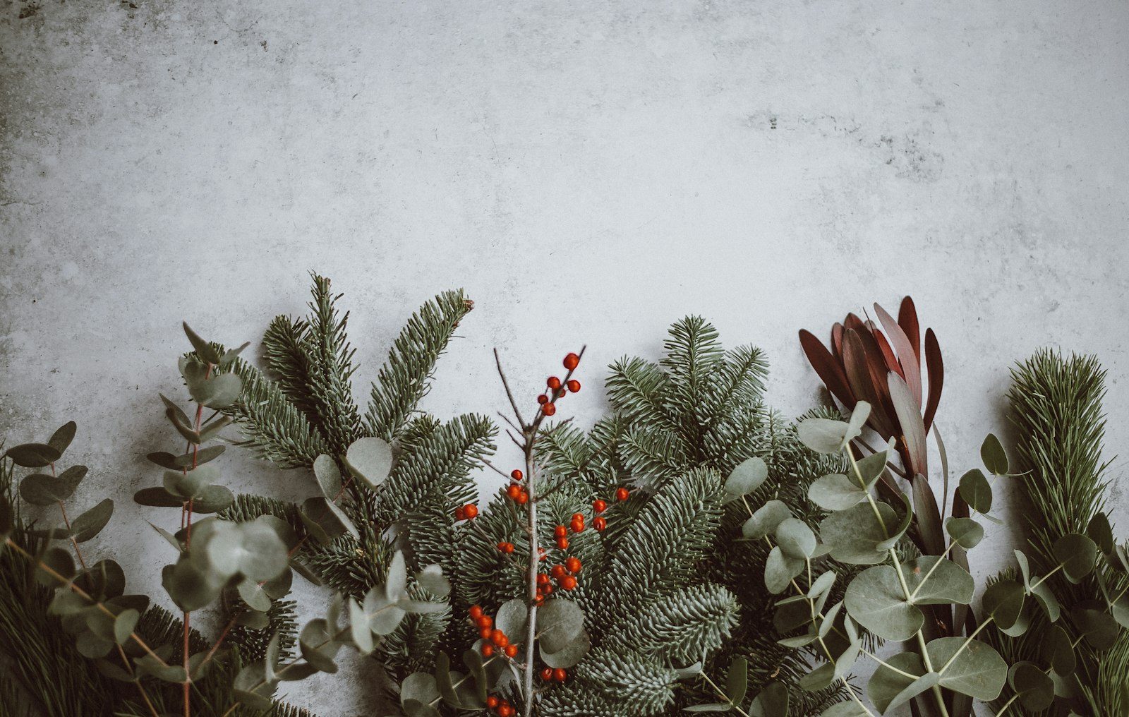 Real vs faux Christmas garland comparison